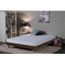 SOMMIER ET MATELAS  Ensemble 140x190cm Matelas Mousse + Sommier Wengé