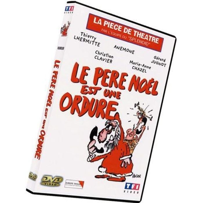 Le Père Noel Est Une Ordure Affiche DVD Le Père Noël est une ordure en dvd film pas cher Poire Jean-Marie