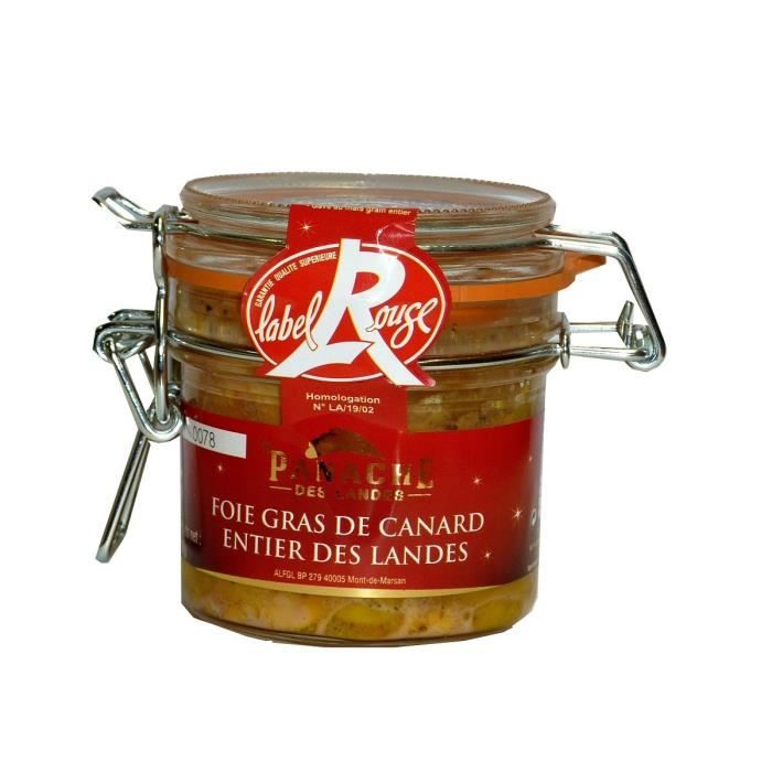 PANACHE DES LANDES Foie Gras De Canard Entier Label Rouge 80g Achat