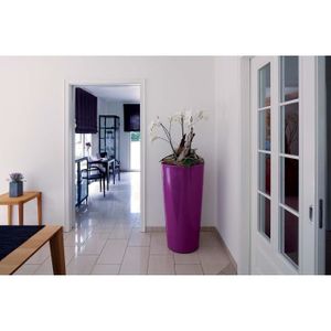 COLOR Poterie 58x58x110cm - Cassis