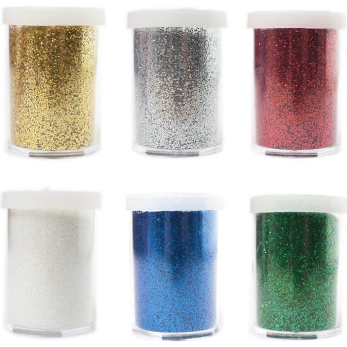 12 Paillettes Multicolores LISOPO - 10g Par Pot - Pour Maquillage, Ongles, DIY Et Cosplay - Brillant Et Non Toxique