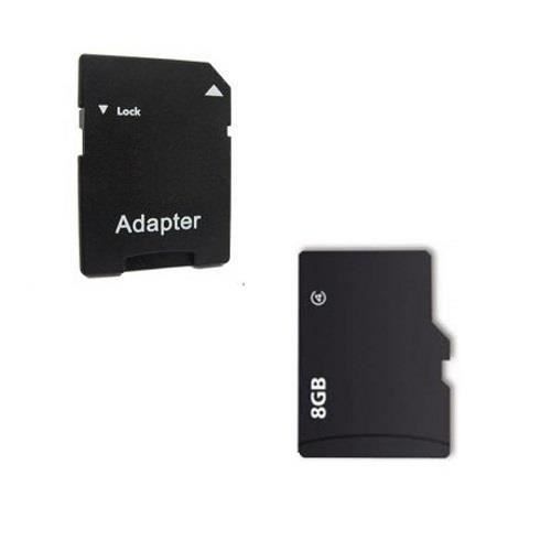 Carte Micro SD SDHC 8Go avec adaptateur SD Pour Garmin Nuvi 205 215 220
