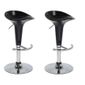 TABOURET Tabouret de bar SWING (lot de 2)-Noir