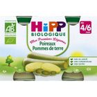 PLATS PREPARES SALES HIPP Pots Poireaux Pommes de Terre - 4/6 mois
