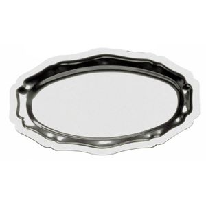 LEBRUN Plat ovale inox 4710404 40x23cm gris