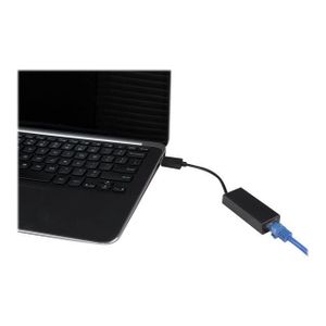 STARTECH Adaptateur réseau USB 3.0 vers Gigabit Ethernet - Convertisseur USB vers RJ45 - M/F - Noir