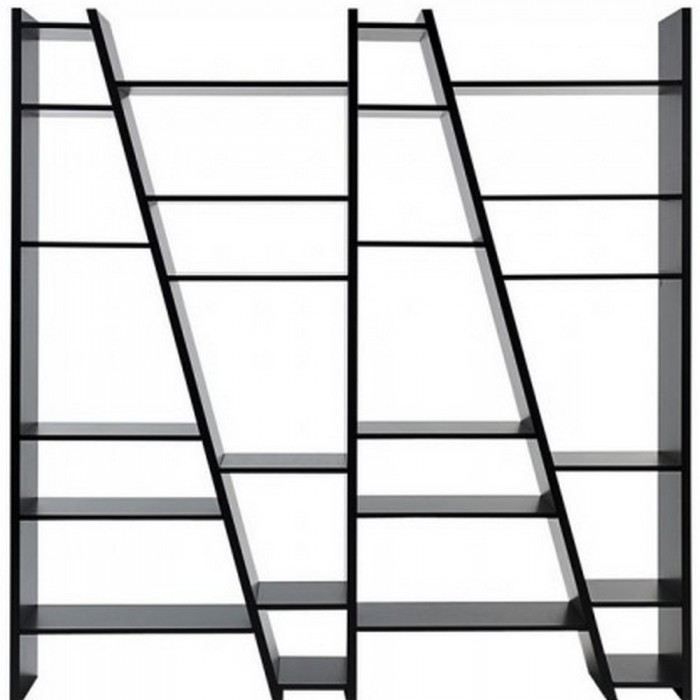 etagere de rangement 4 ladders blanche