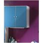  Meuble Mural De Salle De Bain 2 Portes BLEUET 9