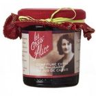 CONFITURE - MARMELADE Confiture de rhubarbe au jus de Cassis, Pot 270 gr