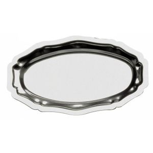 LEBRUN Plat ovale inox 4710405 45x26cm gris