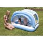 PISCINE DE JEUX - PISCINE GONFLABLE - PATAUGEOIRE Piscine Intex Avec Parasol 163x112x102 cm