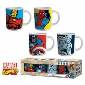 Mugs Marvel x 4