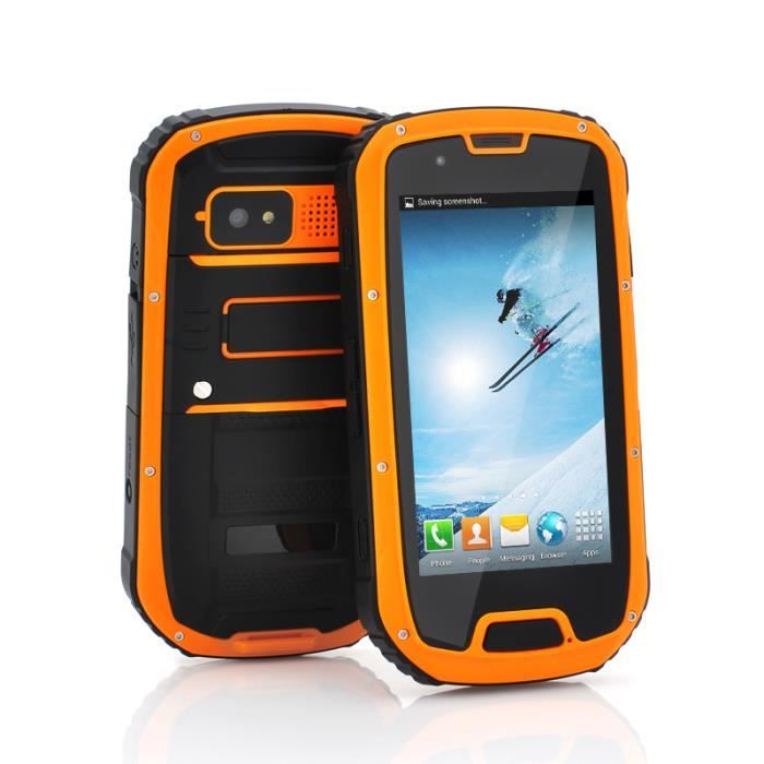 SmartPhone Gorilla étanche orange antichoc  ? smartphone, prix