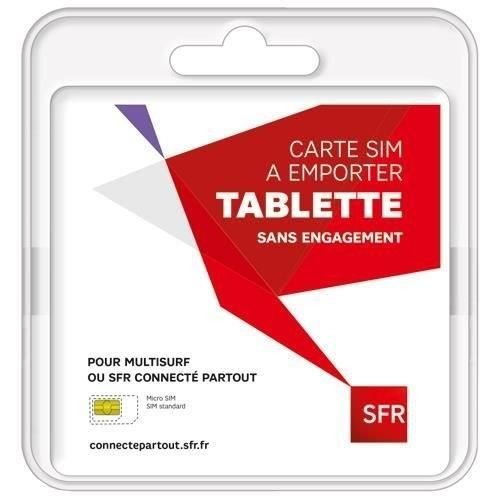 KIT CARTE ESIM DE SFR SANS ENGAGEMENT Achat Carte Sim Pas Cher Avis