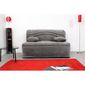  ODEON - Banquette BZ tissu grise - matelas 160 cm