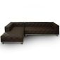 CANAPE - SOFA - BANQUETTE Canapé d'angle Luxman Marron
