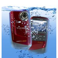 CAMESCOPE Caméscope de poche numérique HD étanche rouge