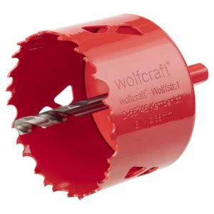 WOLFCRAFT Trépan ? 68mm pr?t ? l'emploi avec foret centreur ? 6mm queue 6 pans