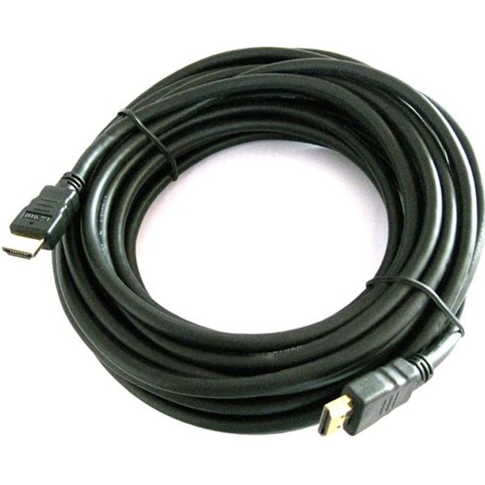 Câble connectique Câble HDMI High Speed 3D ac Ethernet FULL HD 5 M