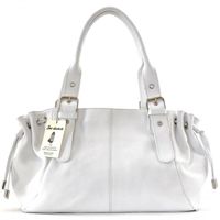 Sac à main cuir Charlotte blanc Sac à main cuir Charlotte blanc