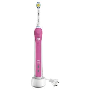Brosse ? dents électrique rechargeable - Oral-B PRO 2000 White & Clean 3D White Édition spéciale