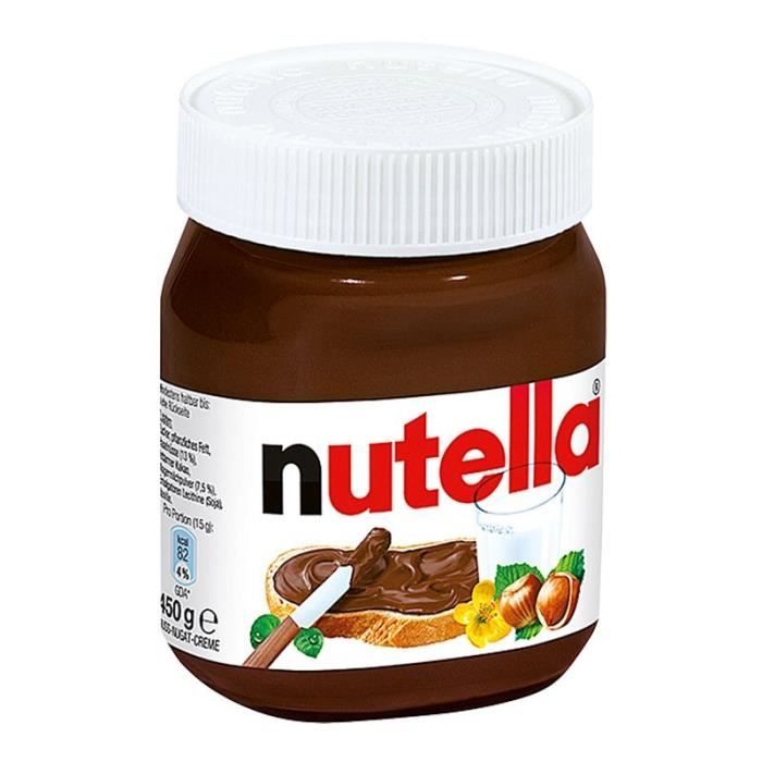 Verre Ferrero Nutella 450g, pâtes à tartiner Achat