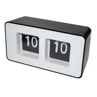 HORLOGE Pendulette Flip Flap noire