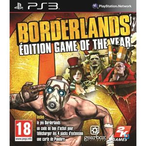 JEUX PLAYSTATION 3 BORDERLANDS GOTY / Jeu console PS3 JEUX PLAYSTATION 3 BORDERLANDS GOTY / Jeu console PS3
