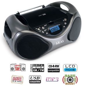RADIO CD CASSETTE AKAI AB-40K Boombox RADIO CD CASSETTE AKAI AB-40K Boombox