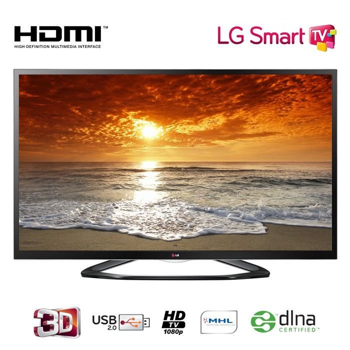 LG 55LA640S Smart TV 3D 139 cm téléviseur led, prix pas cher
