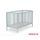 LIT NON PLIANT BEBE AT4 Lit bébé Gris 07 -  60x120cm