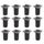 Lot de 12 lampes encastrables, forme carrée