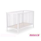LIT NON PLIANT BEBE AT4 Lit bébé Blanc 60x120cm