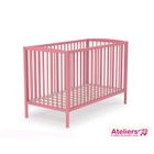 LIT NON PLIANT BEBE AT4 Lit bébé Rose 60x120cm