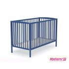 LIT NON PLIANT BEBE AT4 Lit bébé Bleu 60x120cm