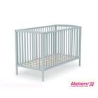 LIT NON PLIANT BEBE AT4 Lit bébé Gris 60x120cm