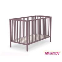 LIT NON PLIANT BEBE AT4 Lit bébé Violet 60x120cm