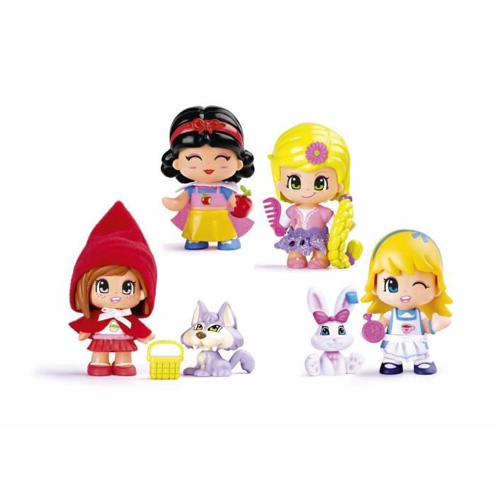 Pin'Y'Pon 700010268 Mini Poupée Le Coffret Cadeau 6 Figurines Neige ..