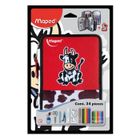 STYLO - ENCRIER  MAPED Trousse Remplie Vache