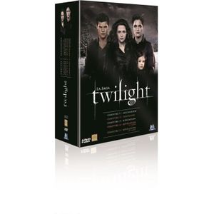 DVD Twilight Intégrale, coffret 5 DVD en sortie dvd pas cher Ashley
