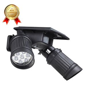 BORNE SOLAIRE LCC® LED Spotlight lampe Solaire sans Fil PIR Cap