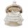 Bébé fille hiver coton manteau blanc