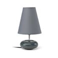 LAMPE A POSER  Lampe céramique grise