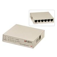 SWITCH - HUB ETHERNET - INJECTEUR Lindy Switch 5 ports 10/100 Fast Ethernet Premium
