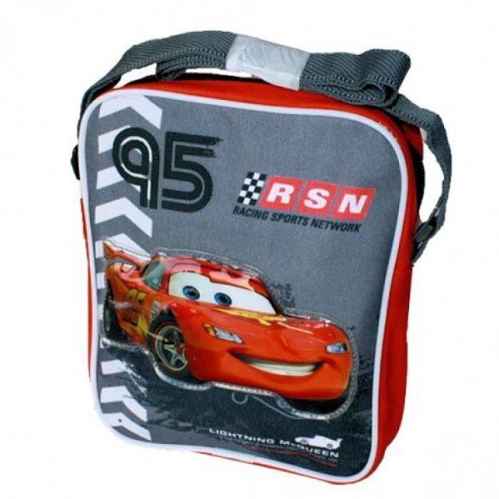 Sac bandoulière sacoche enfant garçon CARS Gris, Rouge Achat