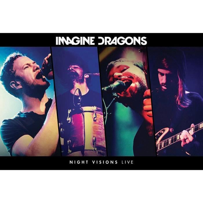 Poster Imagine Dragons Night Visions Live Achat / Vente affiche