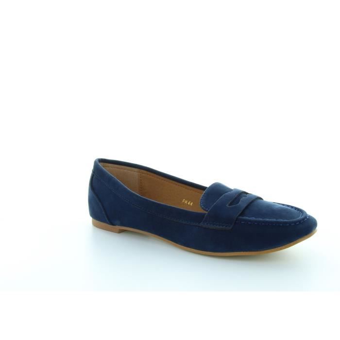 mocassin geox bleu marine femme
