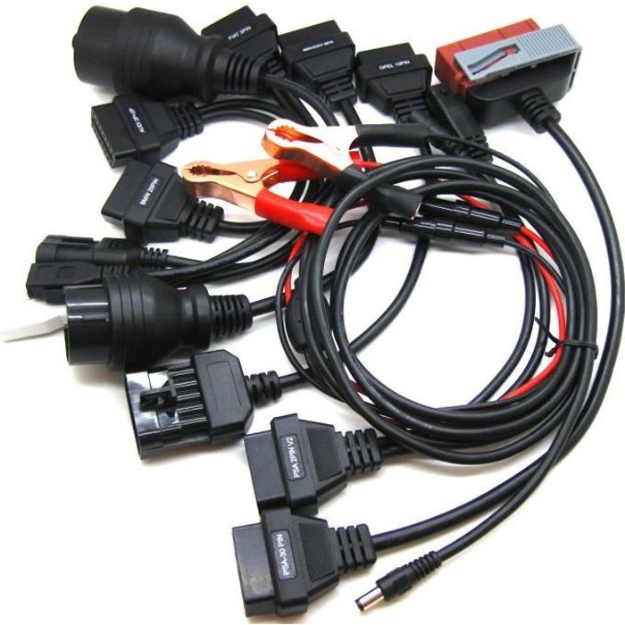 OBD OBD2 OBDII Adaptateur Adapter Cable Pack for CDP Pro Car