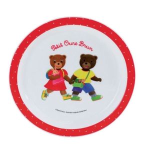 Petit Ours Brun Assiette micro-ondable