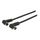 VALUELINE Câble antenne coaxial coudé Coax Mâle (I